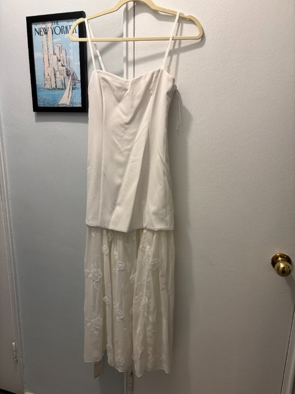 NWT Abercrombie White Dress XS Petite - Picture 3 of 4
